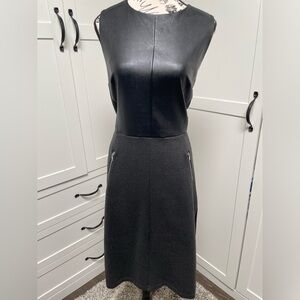 Gap Faux Leather Sheath Dress